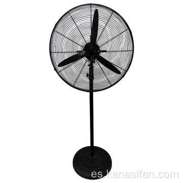 Ventilador de soporte de metal negro para exteriores de venta caliente